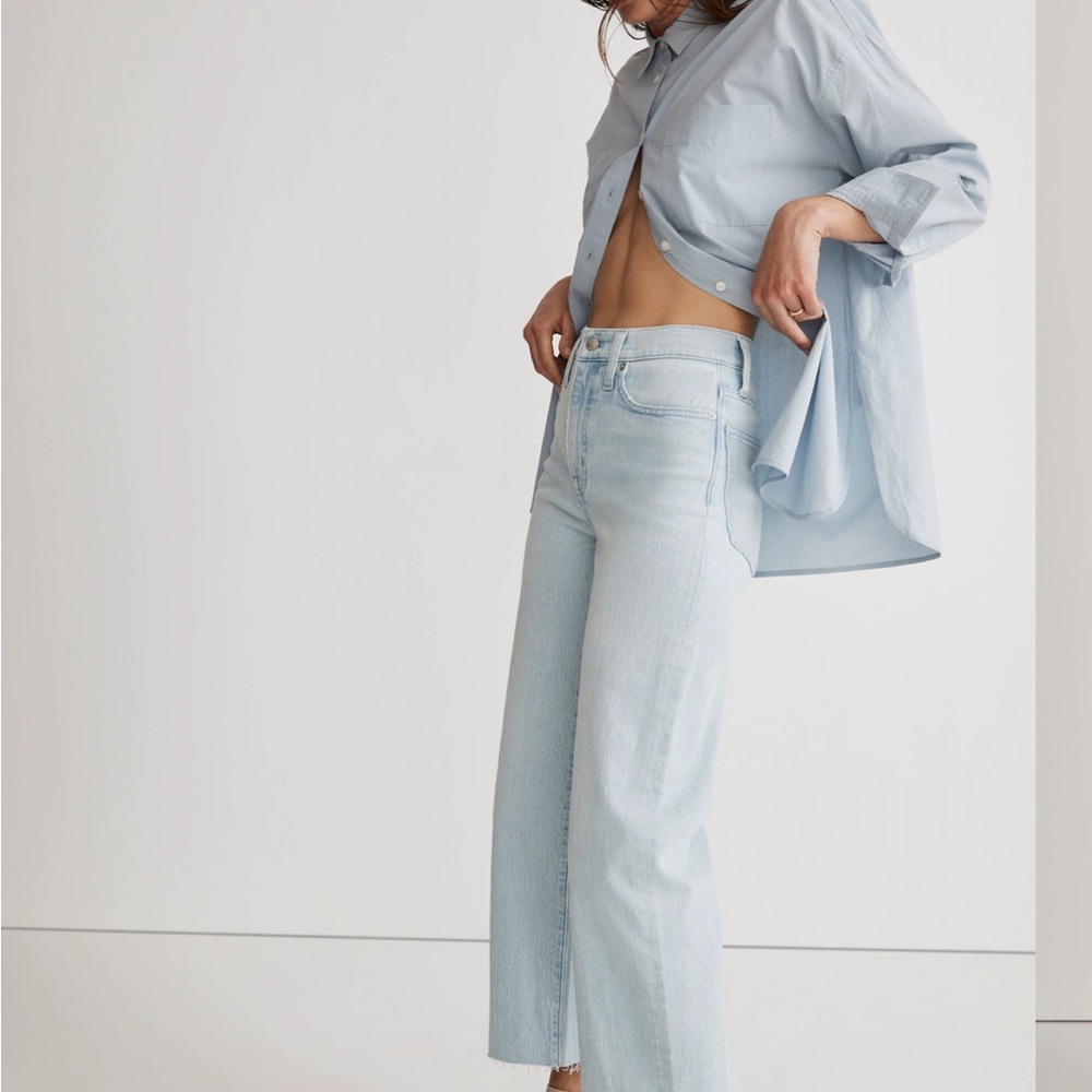 The Perfect Vintage Wide-Leg Crop Jean size 30 - Picture 3 of 8
